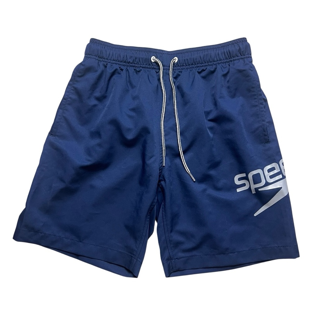 Speedo Men’s Navy Blue Lined Swim Trunks Swim‎ Shorts SZ S